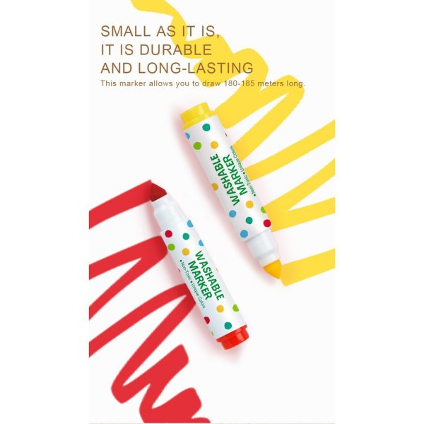MARKER WASHABLE Mideer X Eric Carle Spidol anak 12 warna - Mainan mewarnai anak