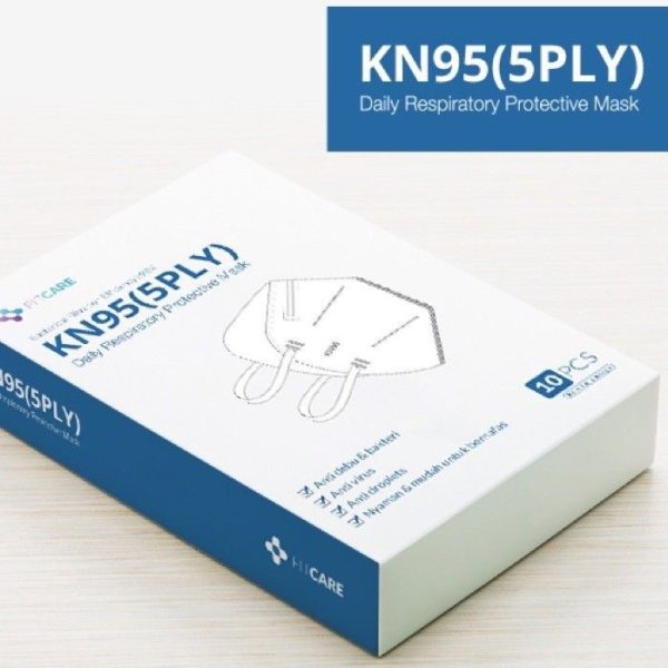 Masker 5ply KN95 Earloop Hijab Headloop fitcare
