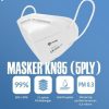 Masker 5ply KN95 Earloop Hijab Headloop fitcare