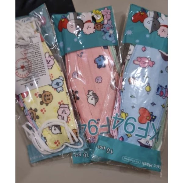 Masker KF94 Kids Mask Careion masker anak kf94 BTS