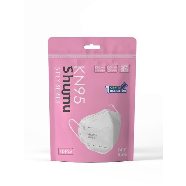 Masker KN95 6ply 1pack isi 10pcs SHUMU