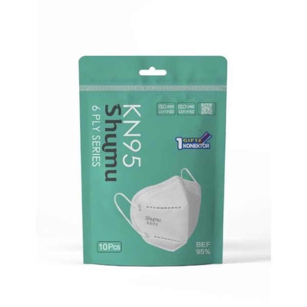 Masker KN95 6ply 1pack isi 10pcs SHUMU