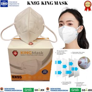 MASKER KN95 KING MASK 1 BOX 20PCS SUDAH IZIN KEMENKES kingmask