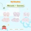 Miniboubou Booties Mittens - Motif mini bou bou kaos kaki bayi kaos tangan bayi