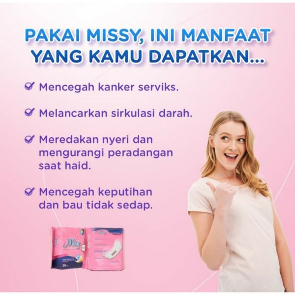 MISSY Pembalut Wanita Pads MISSY PANTYLINER MINI DAY NIGHT SUPER NIGHT