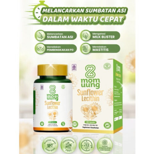 MOM UUNG 60 Kapsul Herbal mom uung 30 kapsul asi booster pelancar asi menyusui mom uung lecithin