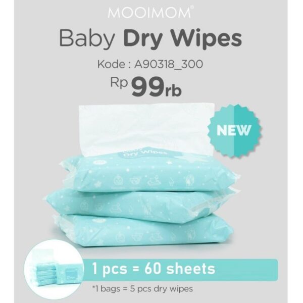 MOOIMOM Dry Wipes 1 pack 60s