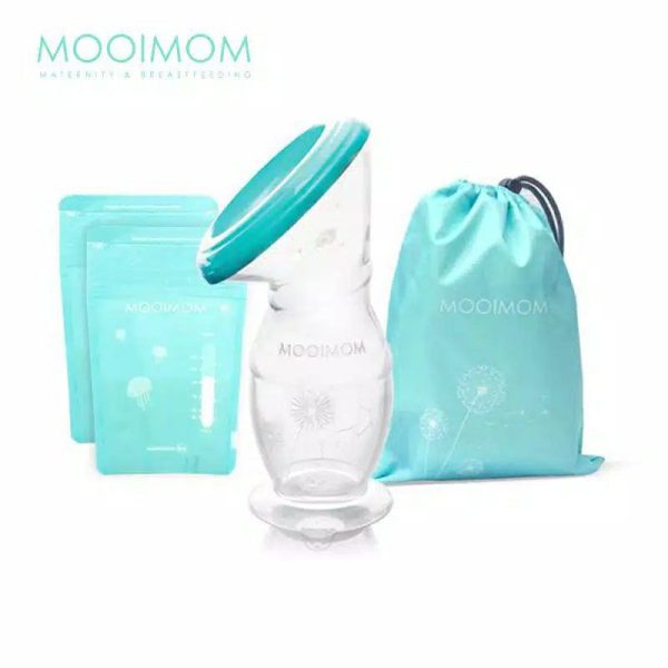 Mooimom New Silicone Breast Pump Pompa ASI premium pack single pack