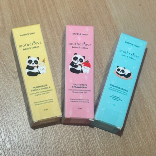 Mother Love tooth paste 7ml odol gigi Bayi Mother Love Calming cream 7ml