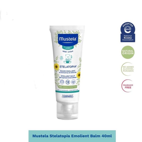 Mustela Emollient Balm 40ml emollient cream 200ml Mustela Emollient Balm 200ml krim eksim cream eczema
