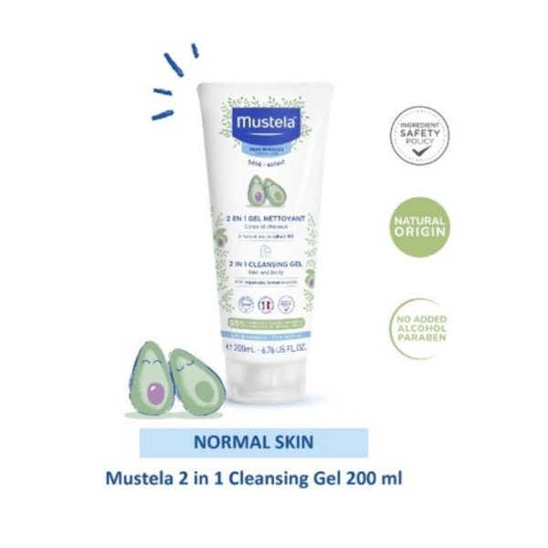 Mustela Hydra Bebe Facial Cream Face Cream / Krim Muka Bayi 40ml 5 ml krim muka sensitif organik mustela cleansing 2in1 200ml