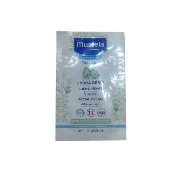 Mustela Hydra Bebe Facial Cream Face Cream / Krim Muka Bayi 40ml 5 ml krim muka sensitif organik mustela cleansing 2in1 200ml