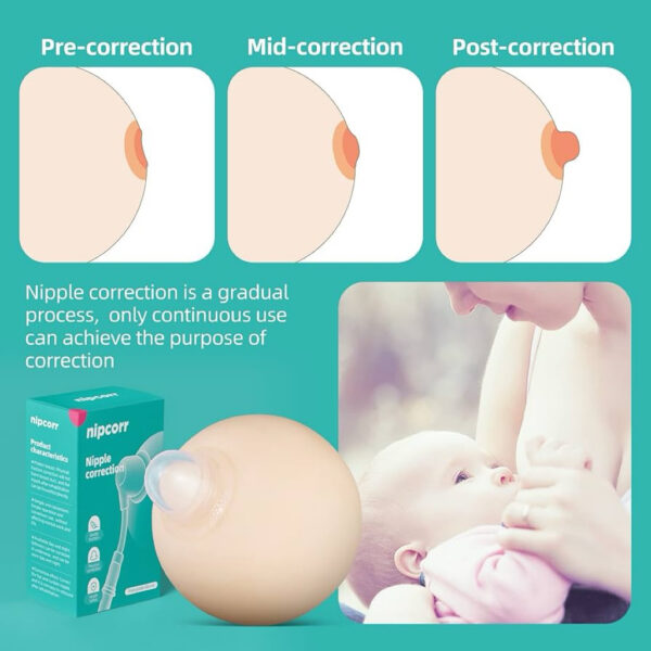 Nipcorr suction Silikon Putih untuk menyusui