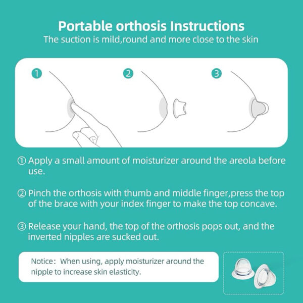 Nipcorr suction Silikon Putih untuk menyusui