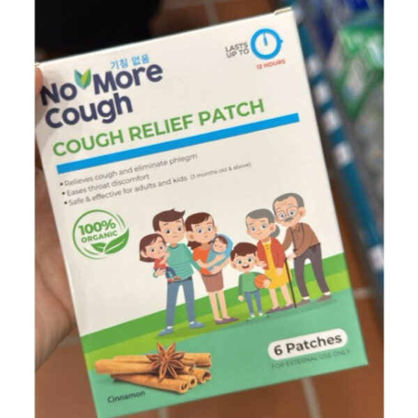No More Cough Relief patch