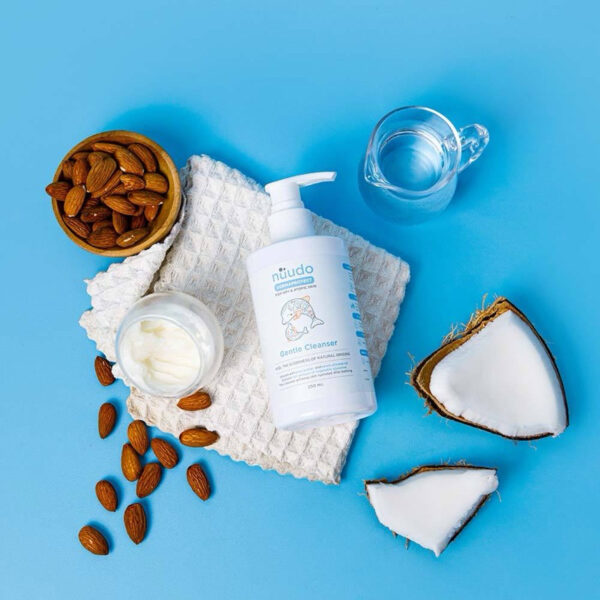 Nuudo Dermaprotect Gentle Cleanser - 250ml Barrier Balm - 50gr Body & Face Cream - 85gr