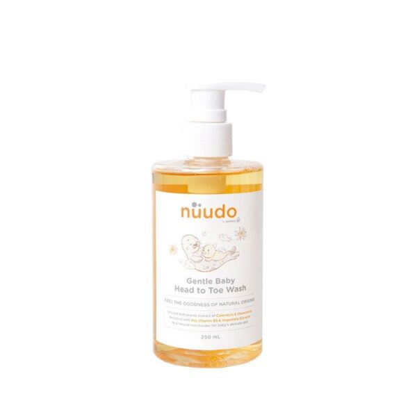Nuudo Gentle Baby Head To Toe 250ml Nuudo Bubbly Kids Body & Face wash 250ml