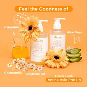 Nuudo Gentle Baby Head To Toe 250ml Nuudo Bubbly Kids Body & Face wash 250ml