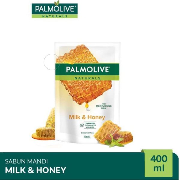 Palmolive Body Wash Milk & Honey Pouch 400 mL