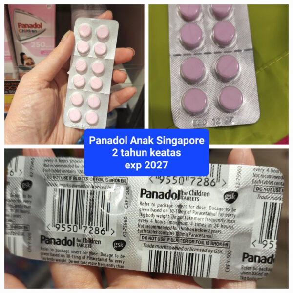 Panadol Anak Chewable / Demam / Nyeri/ Flu / Paracetamol