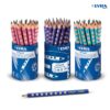 Pensil Groove Jumbo Lyra - Graphite Pencil B / 2B - Lyra Groove Pensil Anak Segitiga Junior Triangular Pencil Eraser penghapus pensil latihan anak