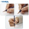 Pensil Groove Jumbo Lyra - Graphite Pencil B / 2B - Lyra Groove Pensil Anak Segitiga Junior Triangular Pencil Eraser penghapus pensil latihan anak