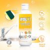 POLKI PEMBERSIH KERAK KACA PANCI STAINLESS STEEL FREE SPONS POLKI PEMBERSIH KULKAS 400GR