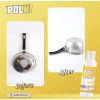 POLKI PEMBERSIH KERAK KACA PANCI STAINLESS STEEL FREE SPONS POLKI PEMBERSIH KULKAS 400GR
