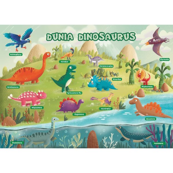 Pop Up book T-Rex Dimana? pop up book dinosaurus