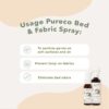 Pureco Bed & Fabric Spray Bed Spray Bed Linen Spray sanitizer spray sanitizer bed spray tungau debu