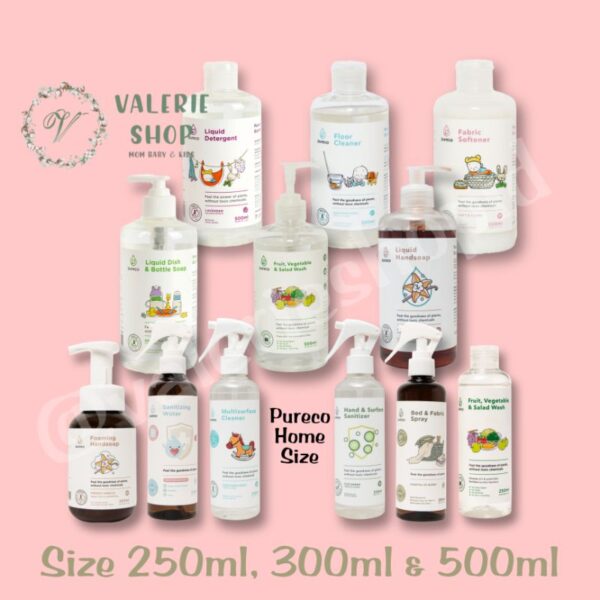 Pureco Home 500ml Detergent Pureco Dishsoap Pureco Softener Pureco floor cleaner Pureco Handsoap Veggie 500ml pureco 250ml pureco 300ml