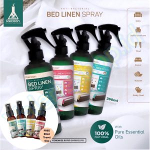 racoon-bed-linen-spray-250ml-anti-bakteri-tungau Racoon Bed Linen Spray 250ml Anti Bakteri & Tungau Essential Oil Anti Bacterial & Virus Oil