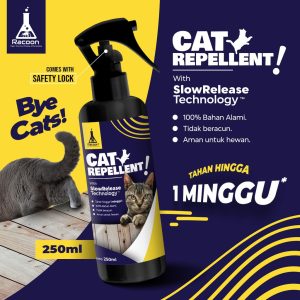 Racoon Cairan Pengusir Kucing 100% Bahan Alami / Garansi Uang Kembali Cat Repellent