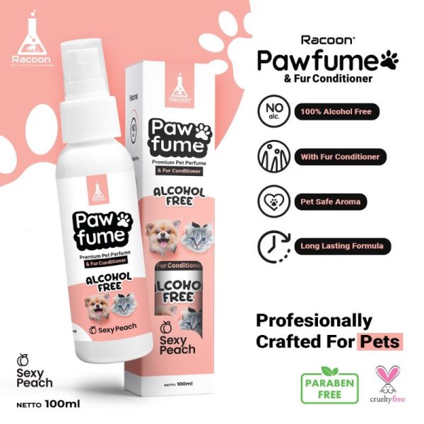 racoon-pawfume-fur-conditioner-100ml-parfum-hewa-3 Racoon PawFume & Fur Conditioner 100ml parfum hewan peliharaan Paw Fum