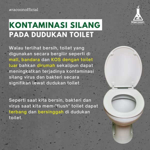 Racoon Toilet Seat Sanitizer / Aroma Therapy / Toilet Seat Disinfectant pembersih toilet duduk