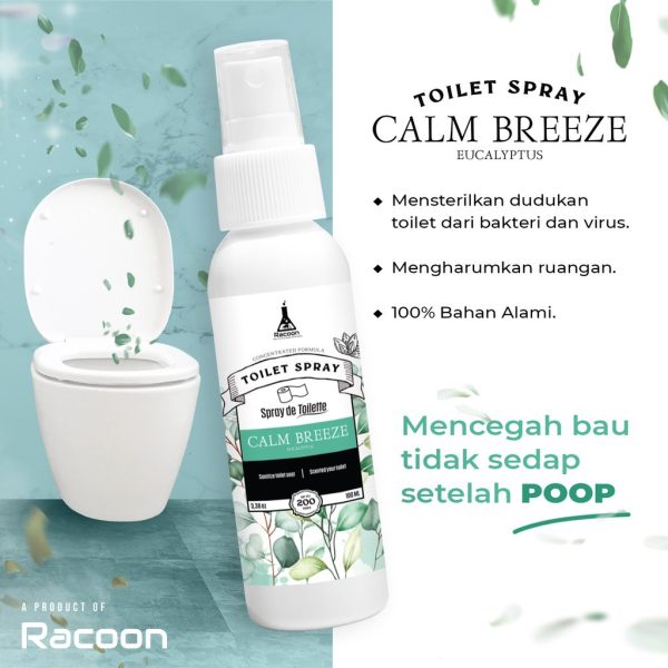 Racoon Toilet Seat Sanitizer / Aroma Therapy / Toilet Seat Disinfectant pembersih toilet duduk