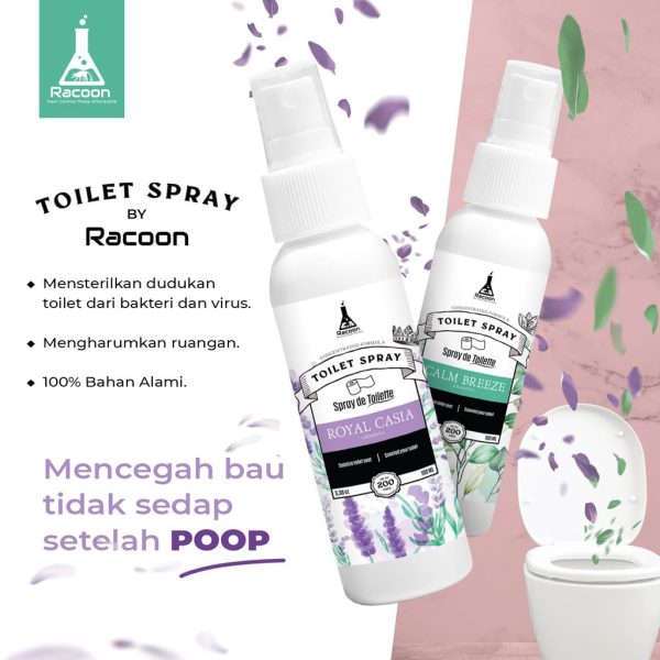Racoon Toilet Seat Sanitizer / Aroma Therapy / Toilet Seat Disinfectant pembersih toilet duduk