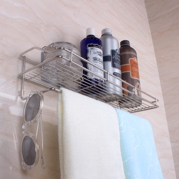 rak-dinding-kamar-mandi-gantungan-handuk-baju-temp-2 Rak Dinding Kamar Mandi Gantungan Handuk Baju Tempel Kuat Multifungsi Rak Dapur Tempat Bumbu 3016