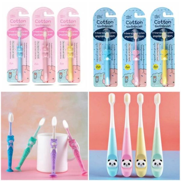READY STOCK Sikat Gigi Anak Baby Cotton Tooth Brush japan Quality teknologi jepang