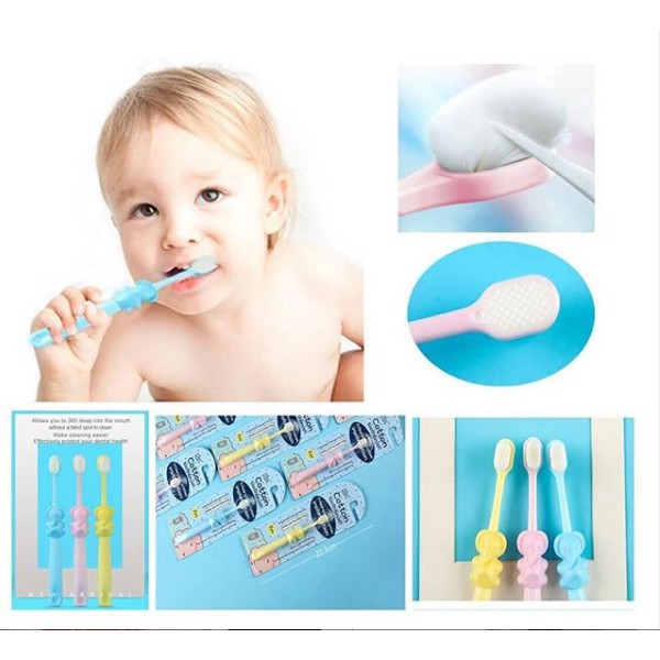 READY STOCK Sikat Gigi Anak Baby Cotton Tooth Brush japan Quality teknologi jepang