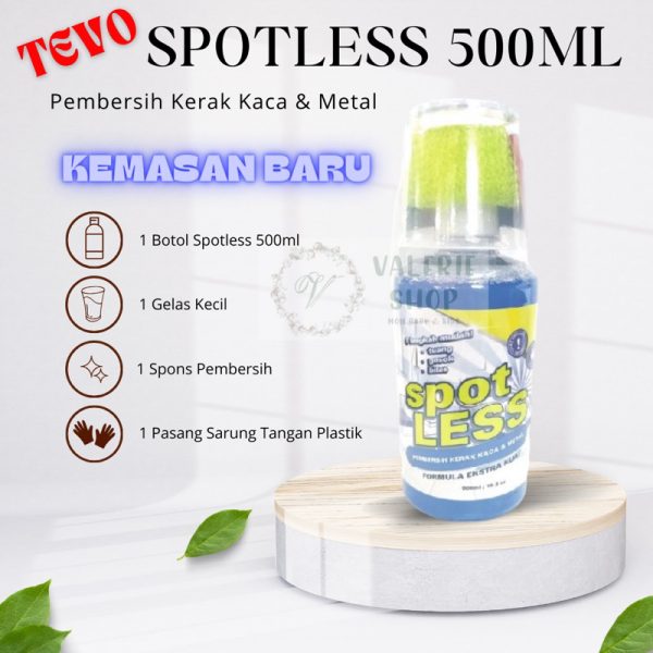 READY STOCK Tevo Spotless SPOTLess+ Pembersih kerak air Kerak Jamur pembersih wajan Kaca Stainless
