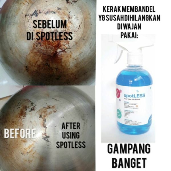 READY STOCK Tevo Spotless SPOTLess+ Pembersih kerak air Kerak Jamur pembersih wajan Kaca Stainless