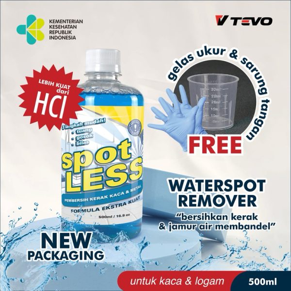 READY STOCK Tevo Spotless SPOTLess+ Pembersih kerak air Kerak Jamur pembersih wajan Kaca Stainless