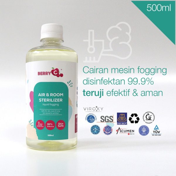 [READY] TEVO BerryC Room Air Sterilizer liquid fogging berry C asap fog disinfektan ruangan Berry C BerryC Liquid Fogging (with Mosquito Repellent) liquid mosquito