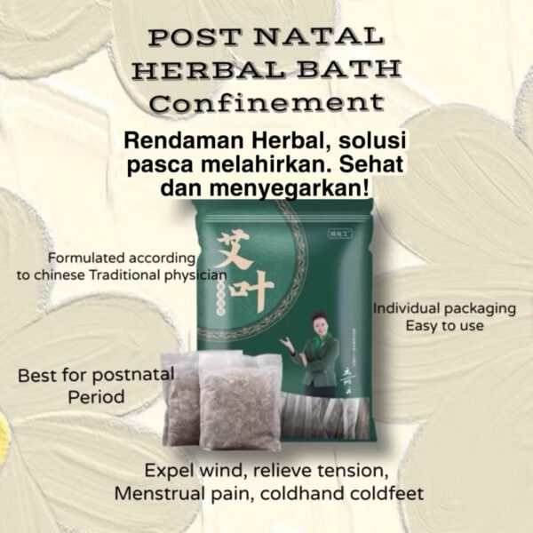 Rendaman Herbal bath postnatal pasca melahirkan confinement rendaman mandi paska melahirkan
