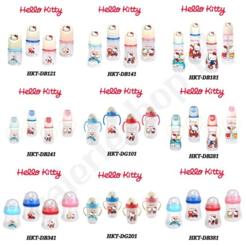 Sanrio Hello Kitty Bottle Botol Susu Bayi 60ml 250ml Bunny Hello Kitty Reguler Bottle Hello Kitty Wideneck Bottle Hello Kitty Reguler Bottle with Handle Hello Kitty Sipper Cup Hello Kitty Training Cup