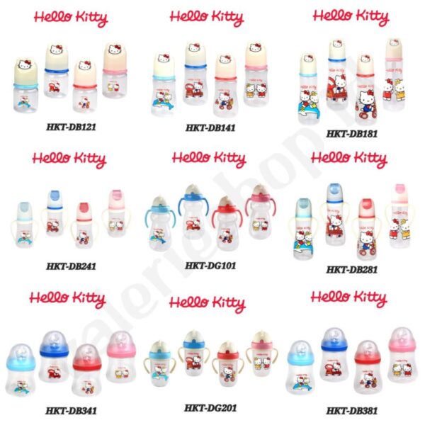 Sanrio Hello Kitty Bottle Botol Susu Bayi 60ml 250ml Bunny Hello Kitty Reguler Bottle Hello Kitty Wideneck Bottle Hello Kitty Reguler Bottle with Handle Hello Kitty Sipper Cup Hello Kitty Training Cup
