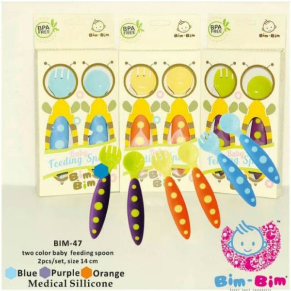sendok-garpu-anak-mpasi-spoon-fork-bim-47-send-3 Sendok garpu anak Mpasi - Spoon & Fork Bim-47 sendok makan bayi mpasi sugar baby little dimple zoe zoe zoezoe