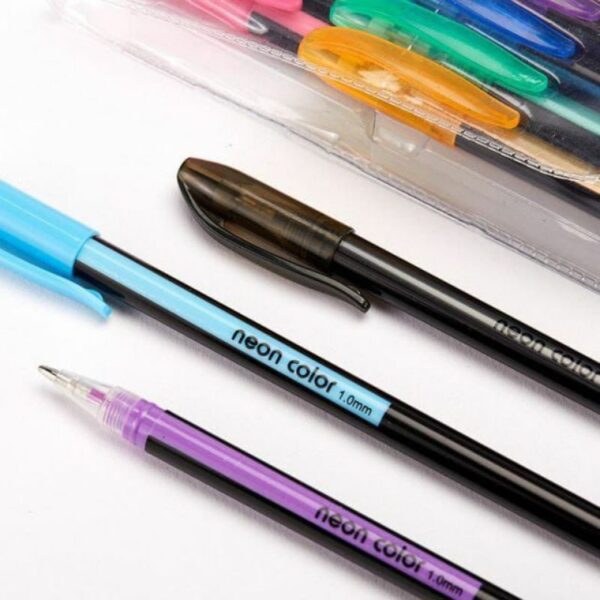 Set pulpen warna warni isi 18 pcs 1.0mm