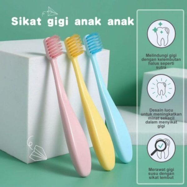 sikat gigi anak isi 3 set isi 3 sikat gigi lucu anak